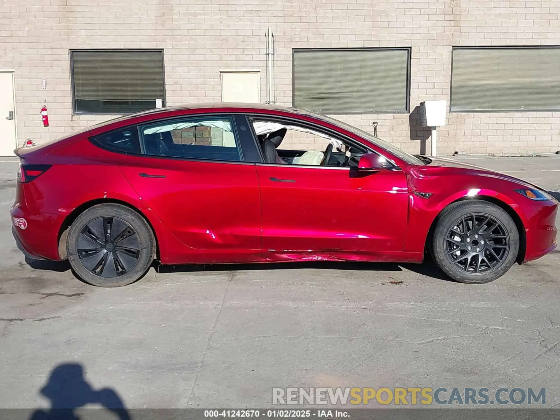 13 fotografías del automóvil dañado 5YJ3E1EA9RF741753 TESLA MODEL 3 2024