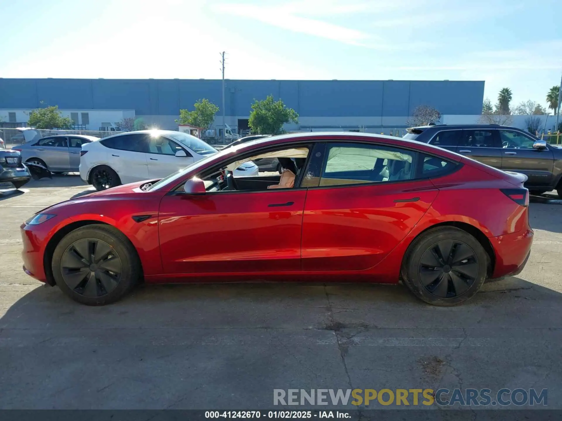 14 fotografías del automóvil dañado 5YJ3E1EA9RF741753 TESLA MODEL 3 2024