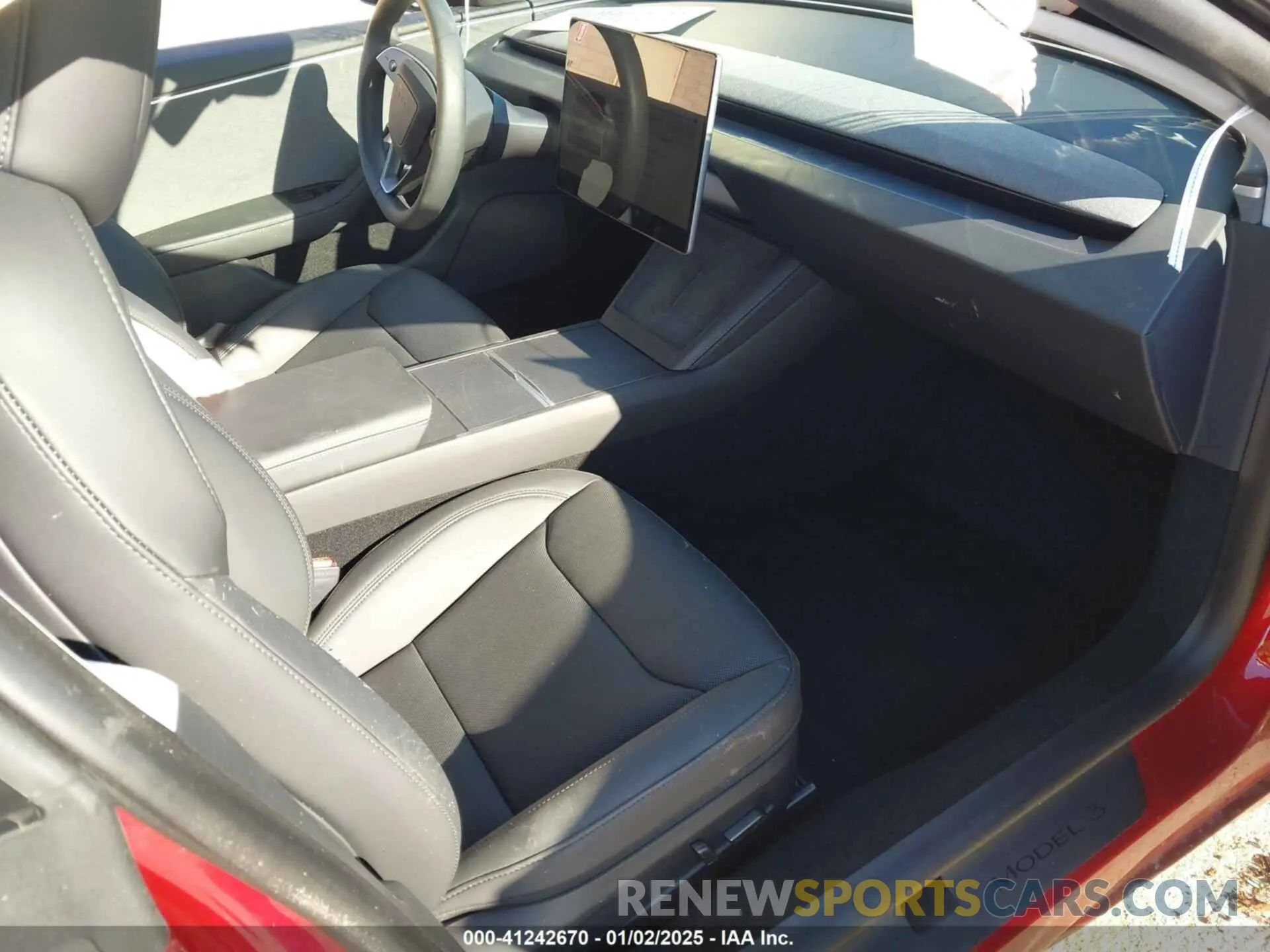 5 fotografías del automóvil dañado 5YJ3E1EA9RF741753 TESLA MODEL 3 2024