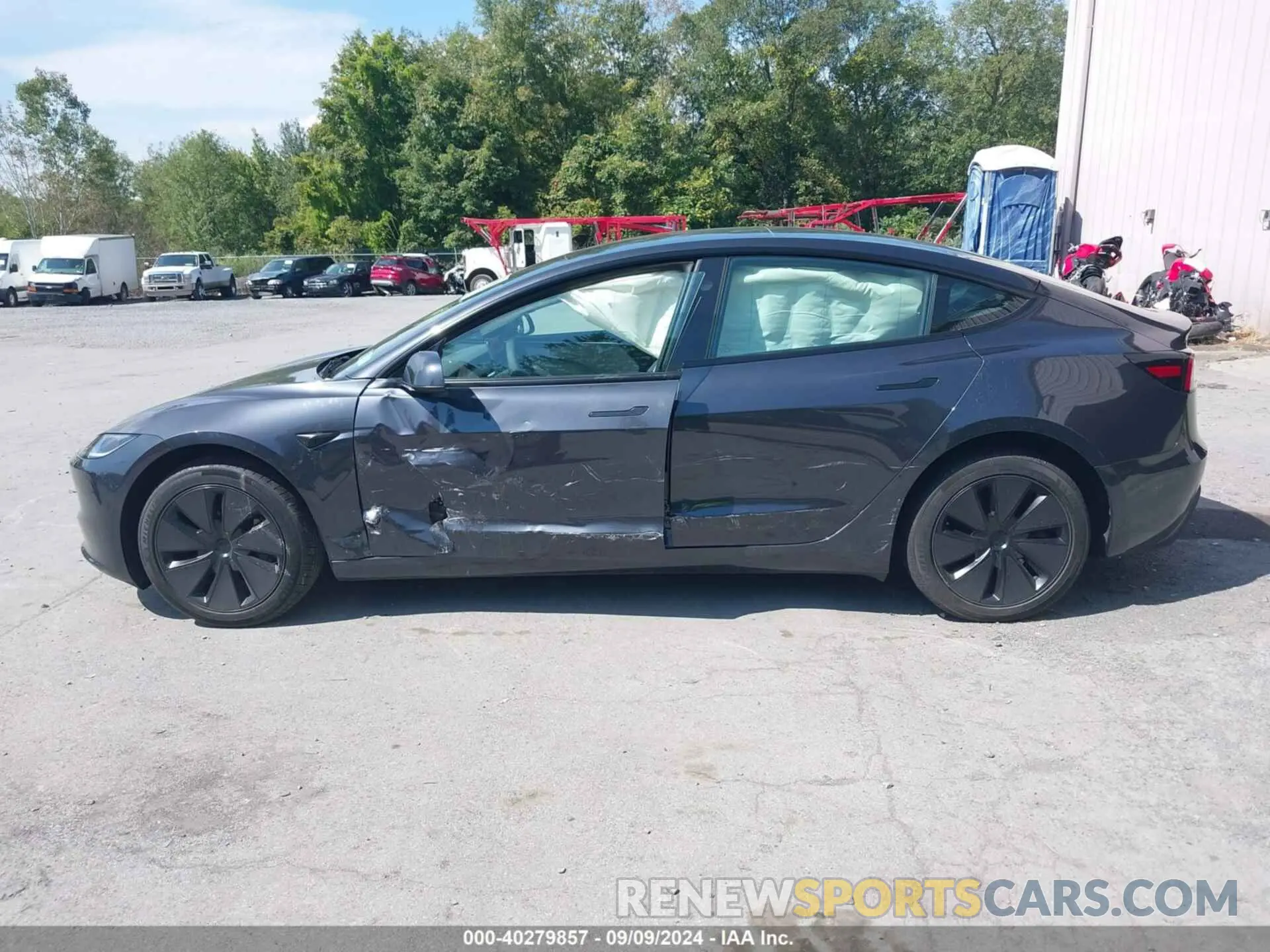 15 fotografías del automóvil dañado 5YJ3E1EA9RF772243 TESLA MODEL 3 2024
