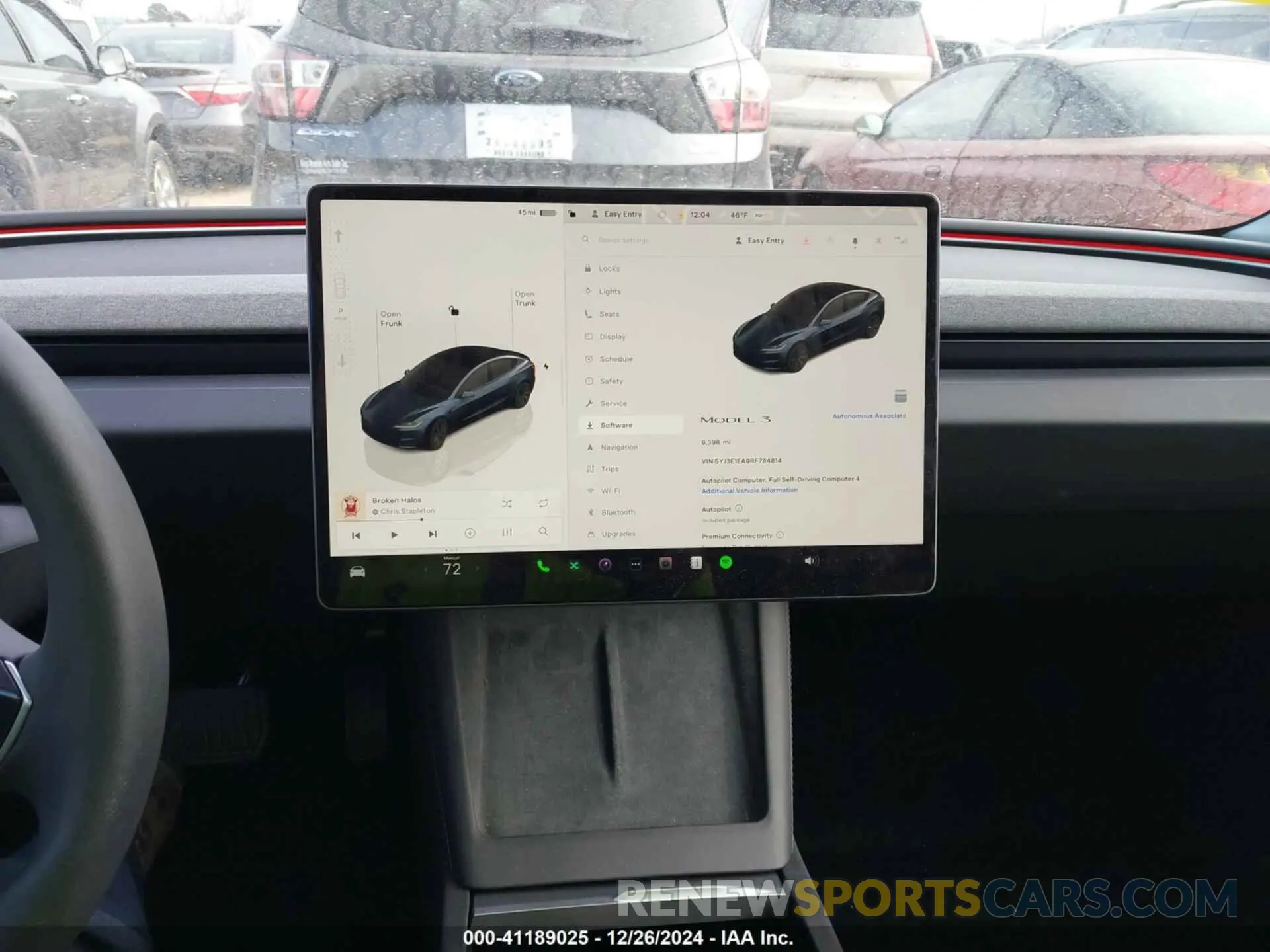 19 fotografías del automóvil dañado 5YJ3E1EA9RF784814 TESLA MODEL 3 2024