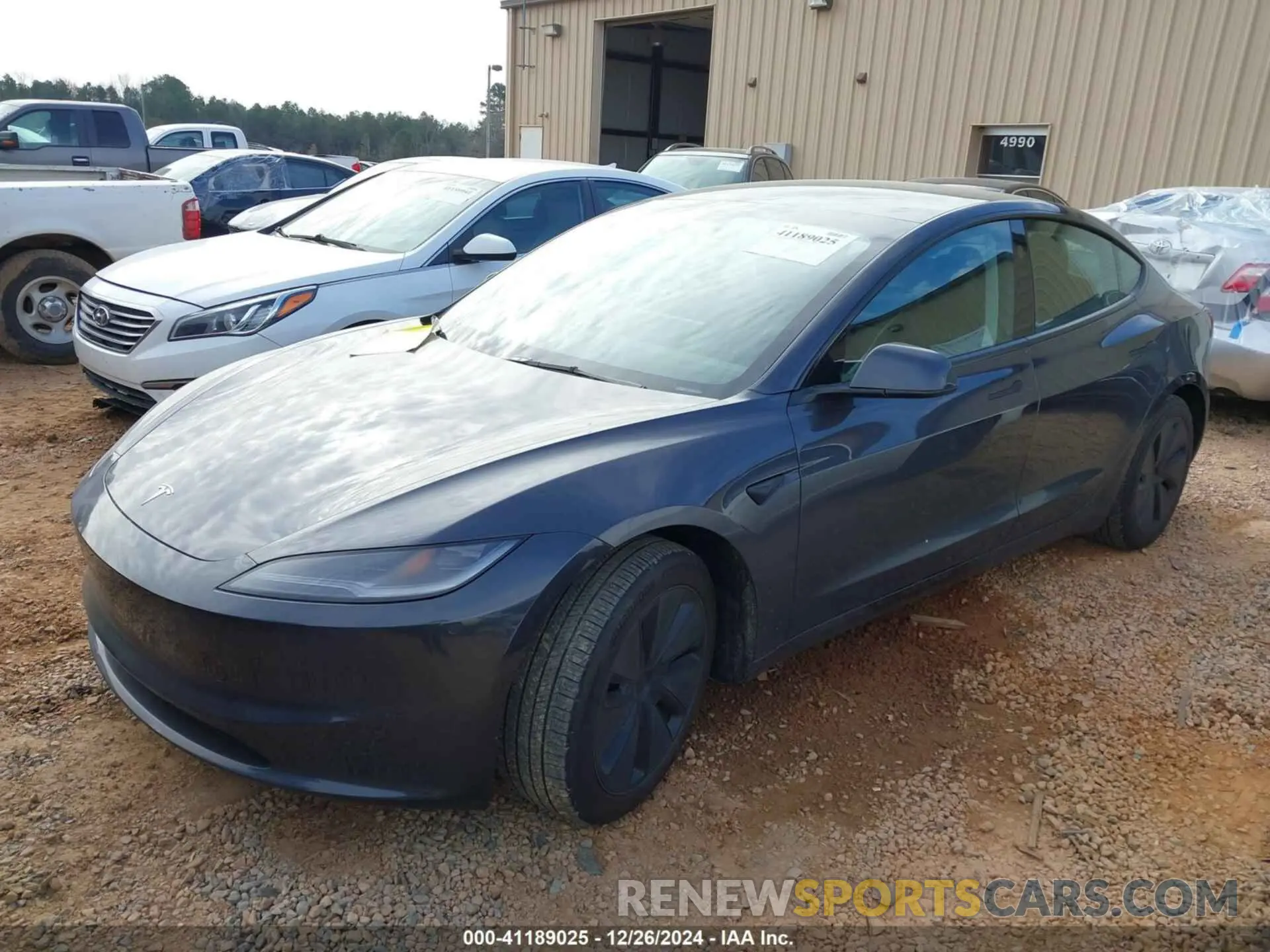 2 fotografías del automóvil dañado 5YJ3E1EA9RF784814 TESLA MODEL 3 2024