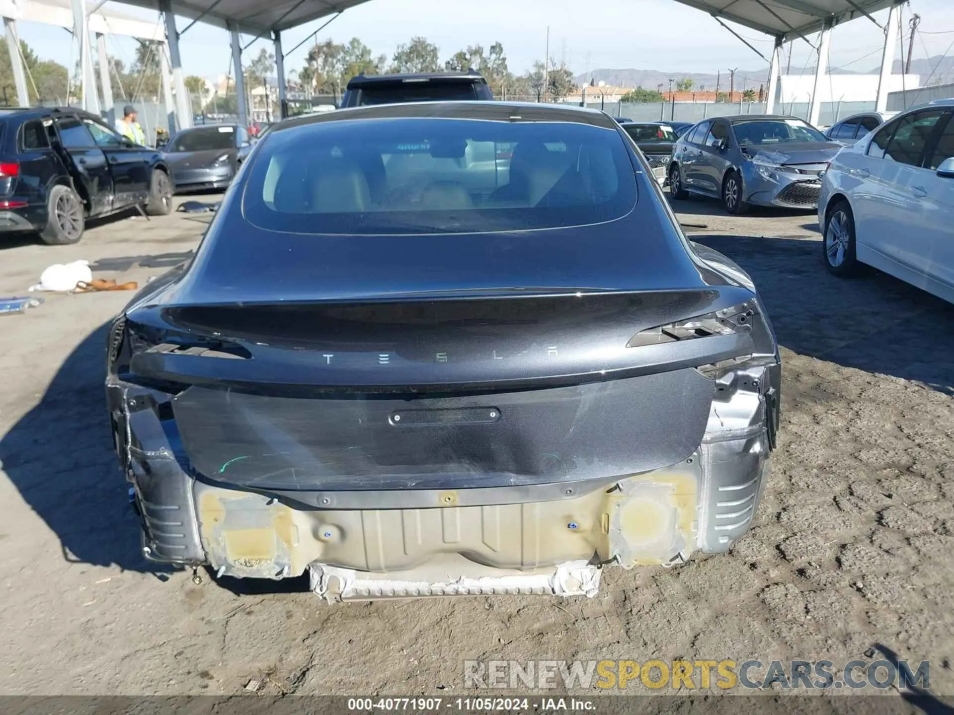 17 fotografías del automóvil dañado 5YJ3E1EA9RF786143 TESLA MODEL 3 2024
