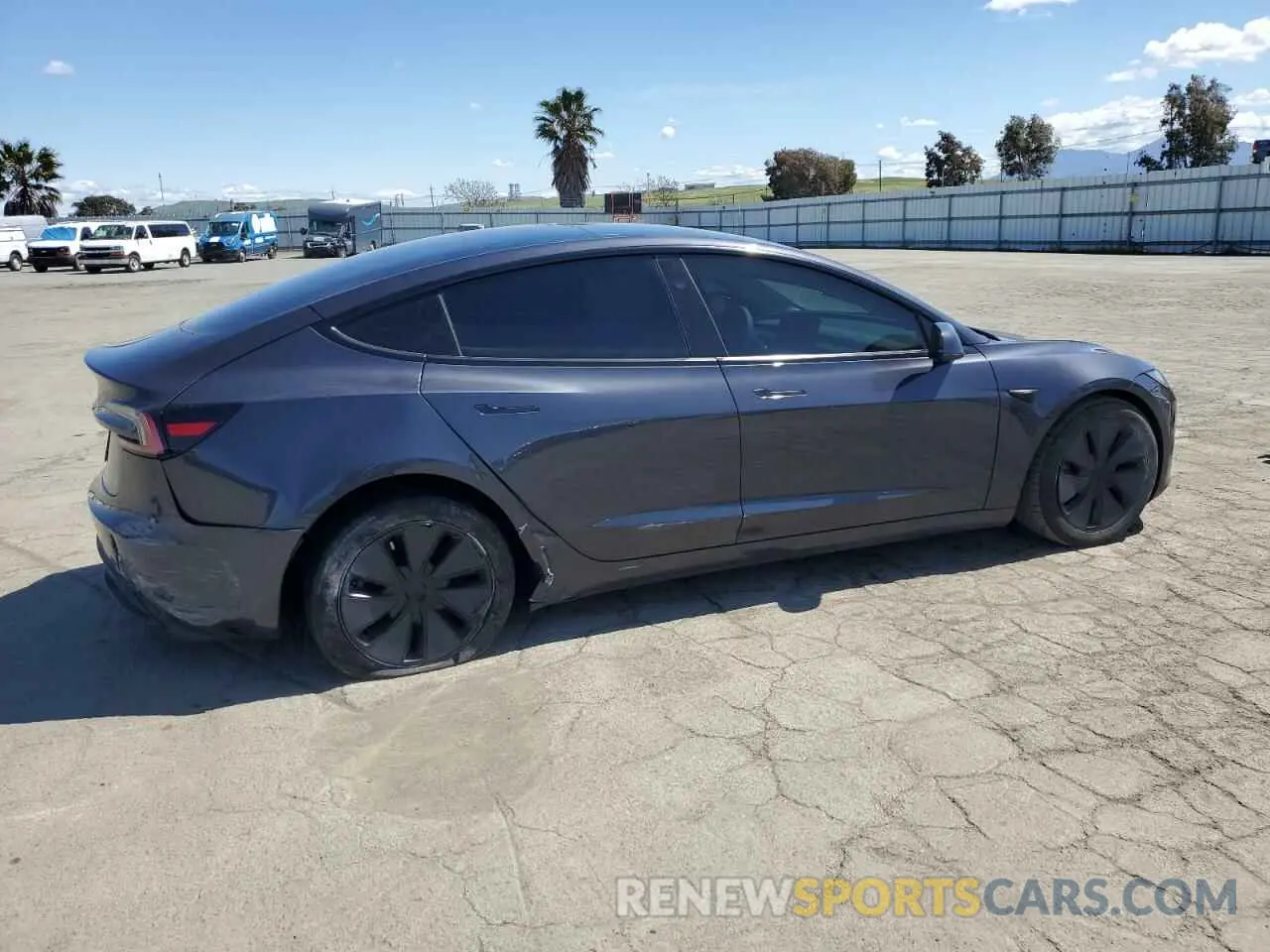 3 fotografías del automóvil dañado 5YJ3E1EA9RF820808 TESLA MODEL 3 2024