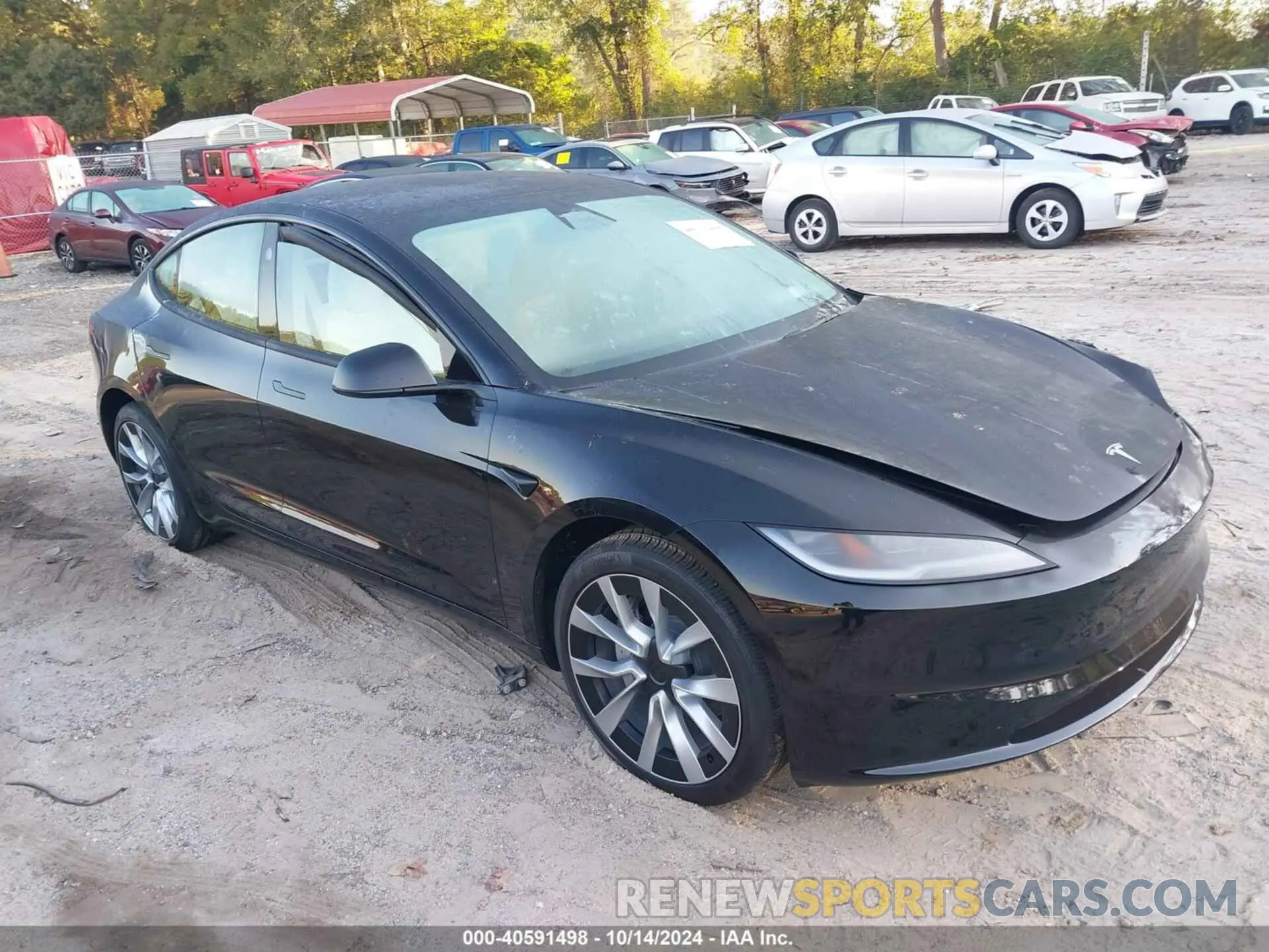 1 fotografías del automóvil dañado 5YJ3E1EA9RF821831 TESLA MODEL 3 2024