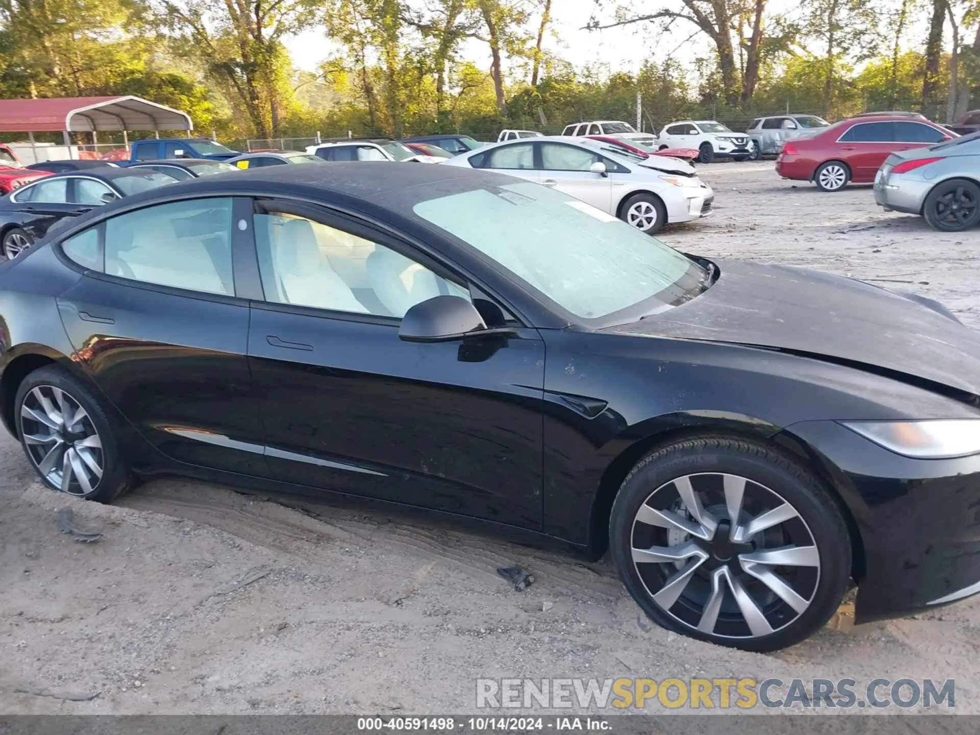 13 fotografías del automóvil dañado 5YJ3E1EA9RF821831 TESLA MODEL 3 2024