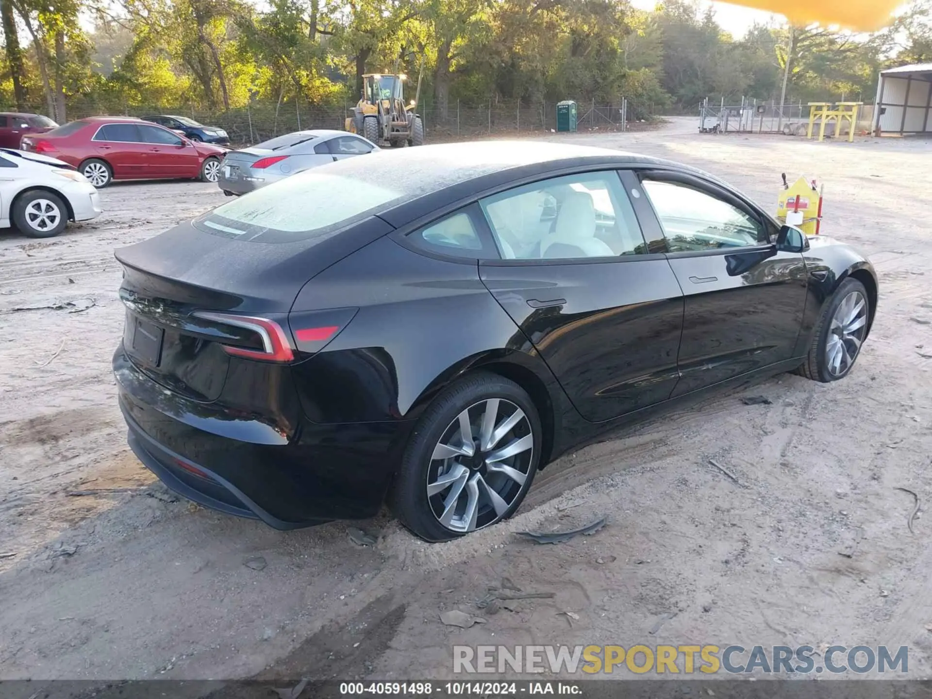 4 fotografías del automóvil dañado 5YJ3E1EA9RF821831 TESLA MODEL 3 2024