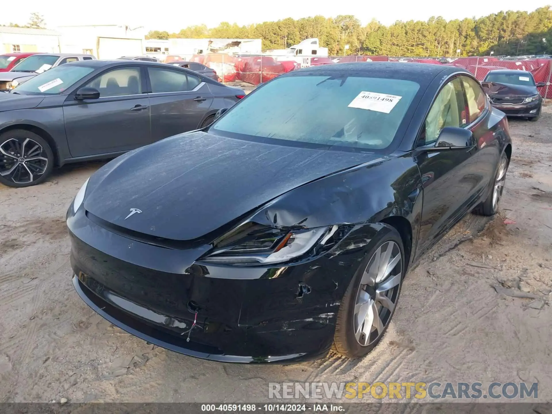 6 fotografías del automóvil dañado 5YJ3E1EA9RF821831 TESLA MODEL 3 2024