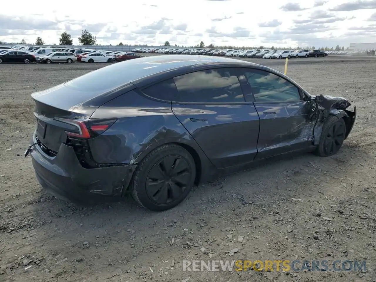 3 fotografías del automóvil dañado 5YJ3E1EA9RF824518 TESLA MODEL 3 2024