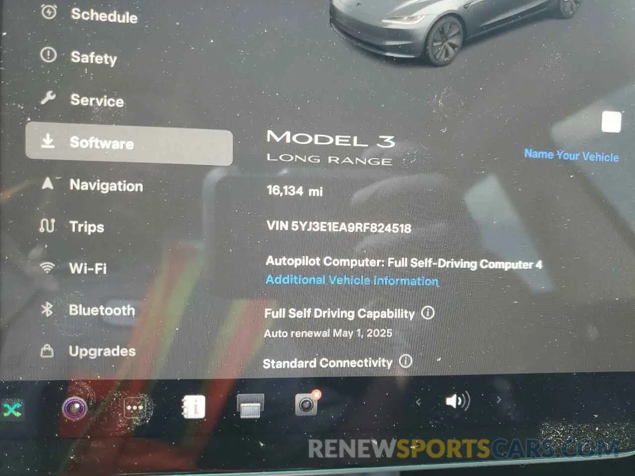 9 fotografías del automóvil dañado 5YJ3E1EA9RF824518 TESLA MODEL 3 2024