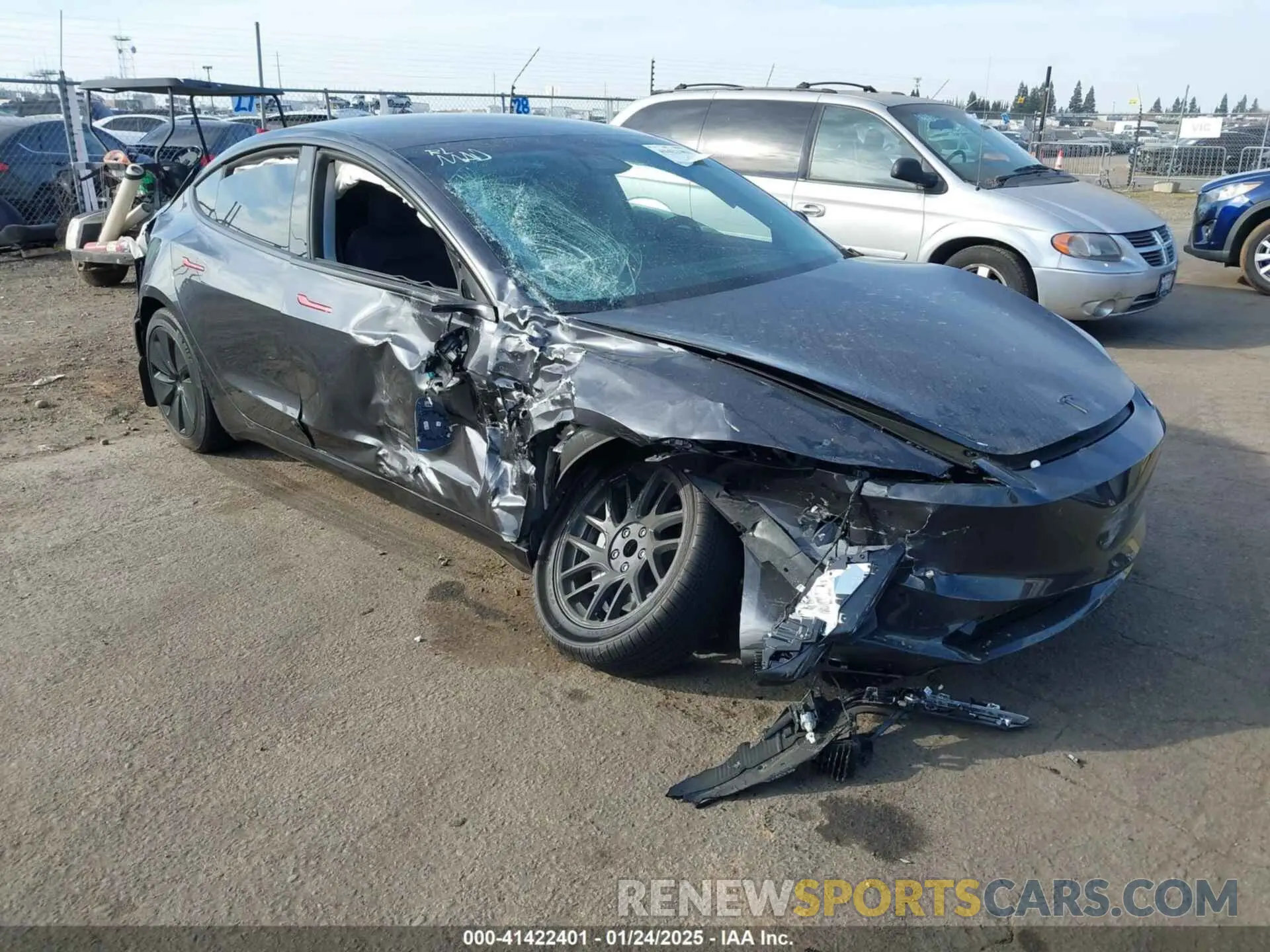1 fotografías del automóvil dañado 5YJ3E1EA9RF828939 TESLA MODEL 3 2024