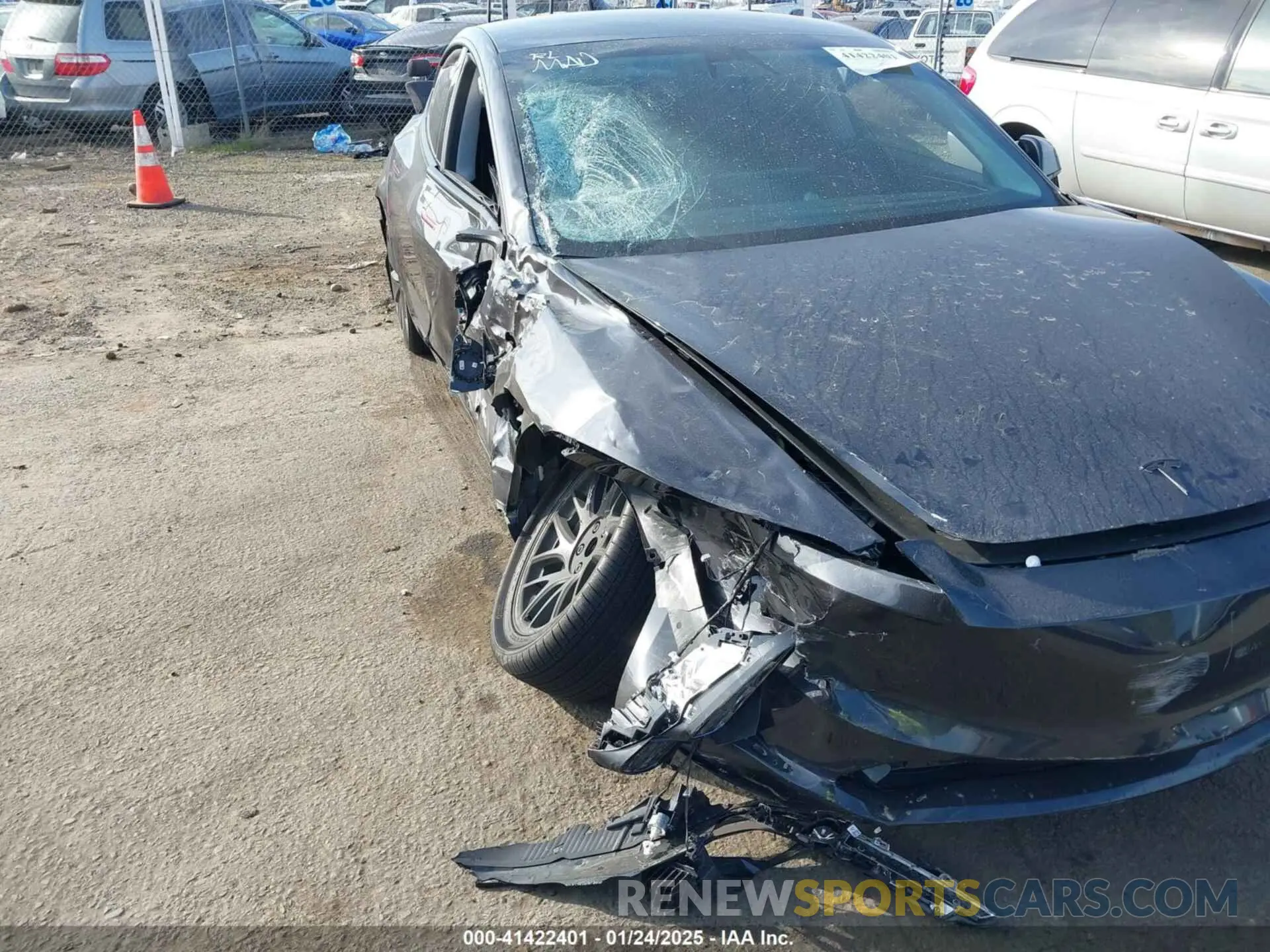 6 fotografías del automóvil dañado 5YJ3E1EA9RF828939 TESLA MODEL 3 2024