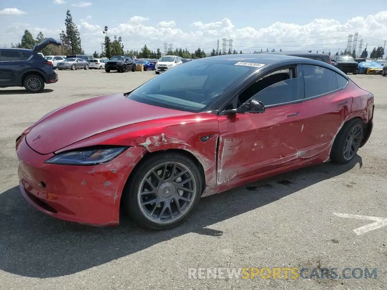 1 fotografías del automóvil dañado 5YJ3E1EA9RF848978 TESLA MODEL 3 2024