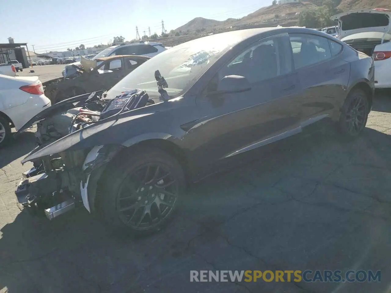 1 fotografías del automóvil dañado 5YJ3E1EA9RF868423 TESLA MODEL 3 2024