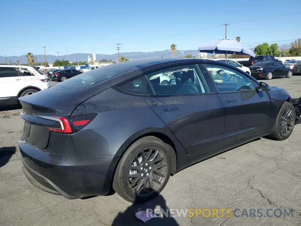 3 fotografías del automóvil dañado 5YJ3E1EA9RF868423 TESLA MODEL 3 2024