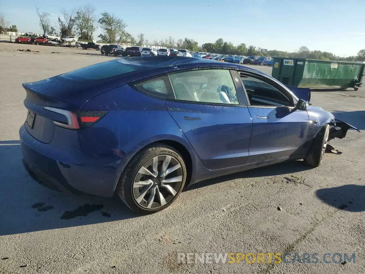 3 fotografías del automóvil dañado 5YJ3E1EA9RF868731 TESLA MODEL 3 2024