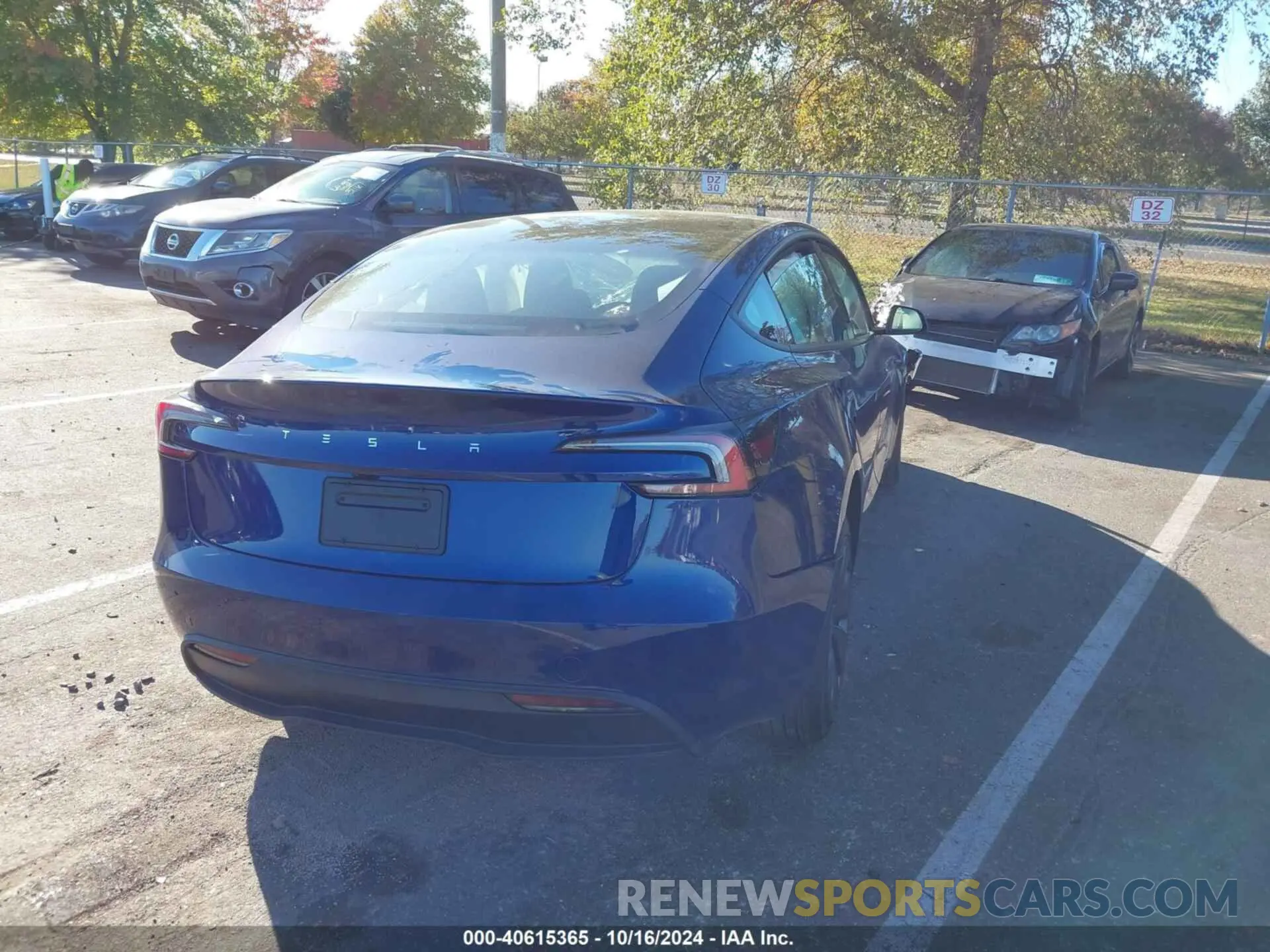 4 fotografías del automóvil dañado 5YJ3E1EA9RF869006 TESLA MODEL 3 2024