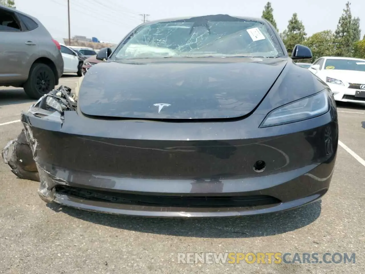 5 fotografías del automóvil dañado 5YJ3E1EAXRF732219 TESLA MODEL 3 2024