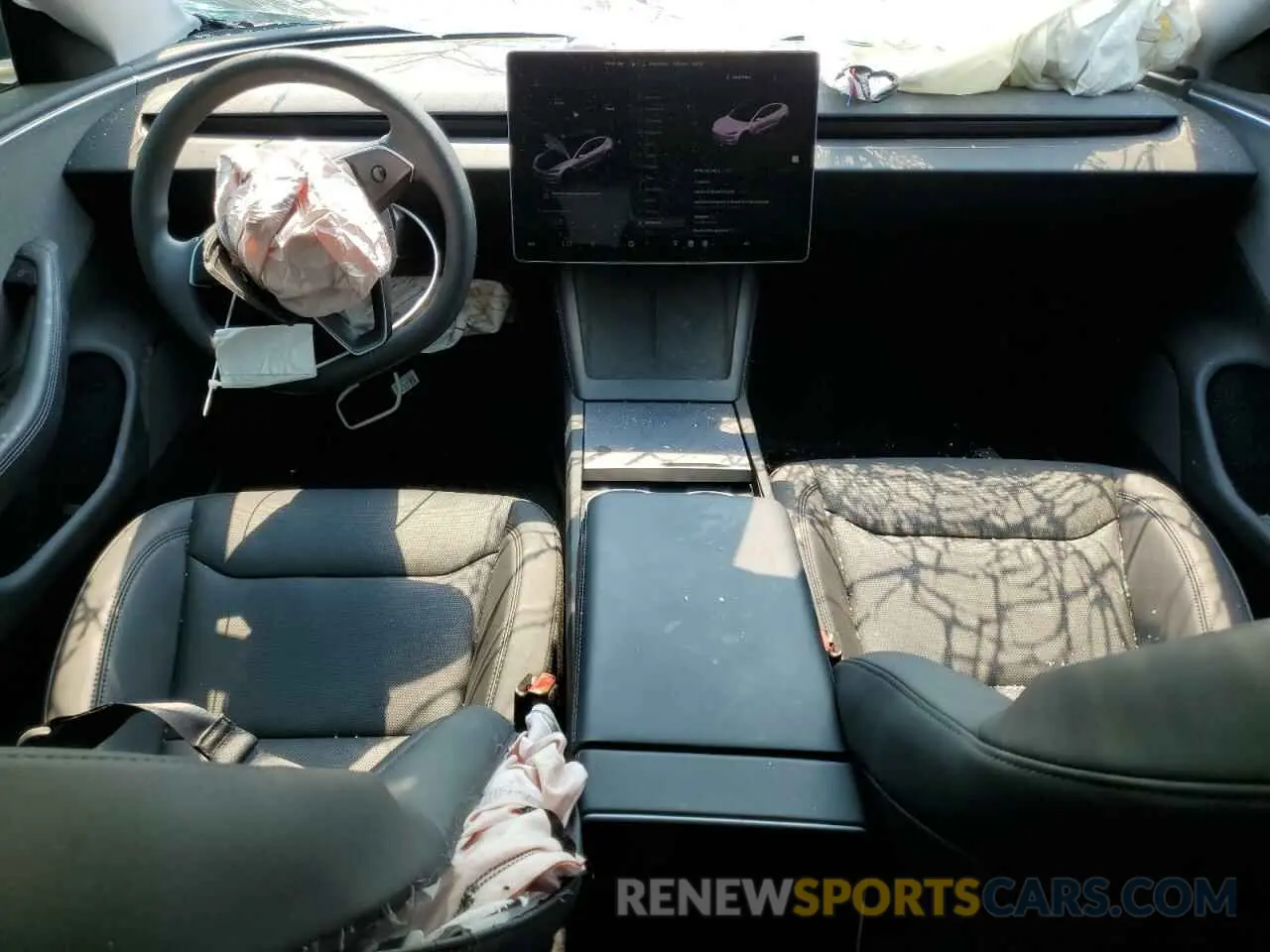 8 fotografías del automóvil dañado 5YJ3E1EAXRF732219 TESLA MODEL 3 2024