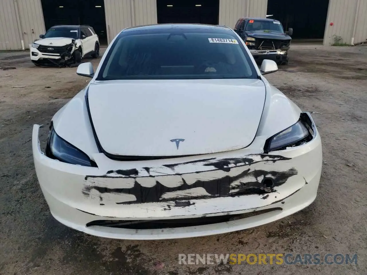 5 fotografías del automóvil dañado 5YJ3E1EAXRF738148 TESLA MODEL 3 2024