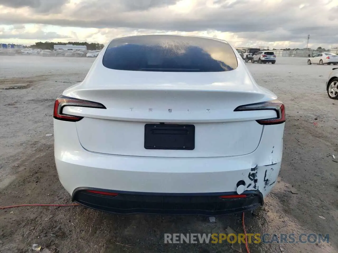 6 fotografías del automóvil dañado 5YJ3E1EAXRF738148 TESLA MODEL 3 2024
