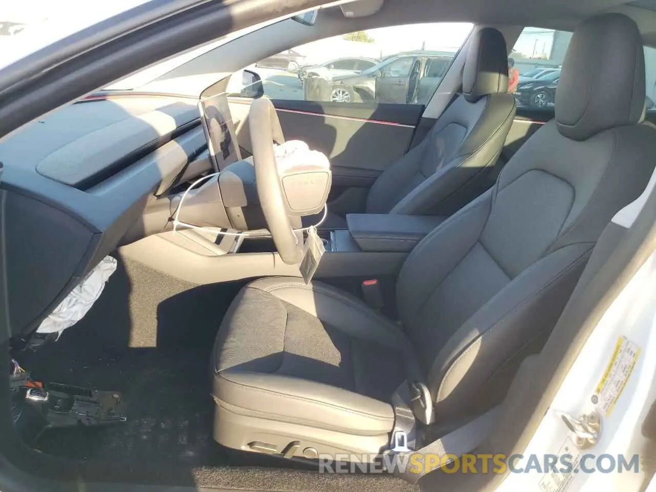 7 fotografías del automóvil dañado 5YJ3E1EAXRF738148 TESLA MODEL 3 2024