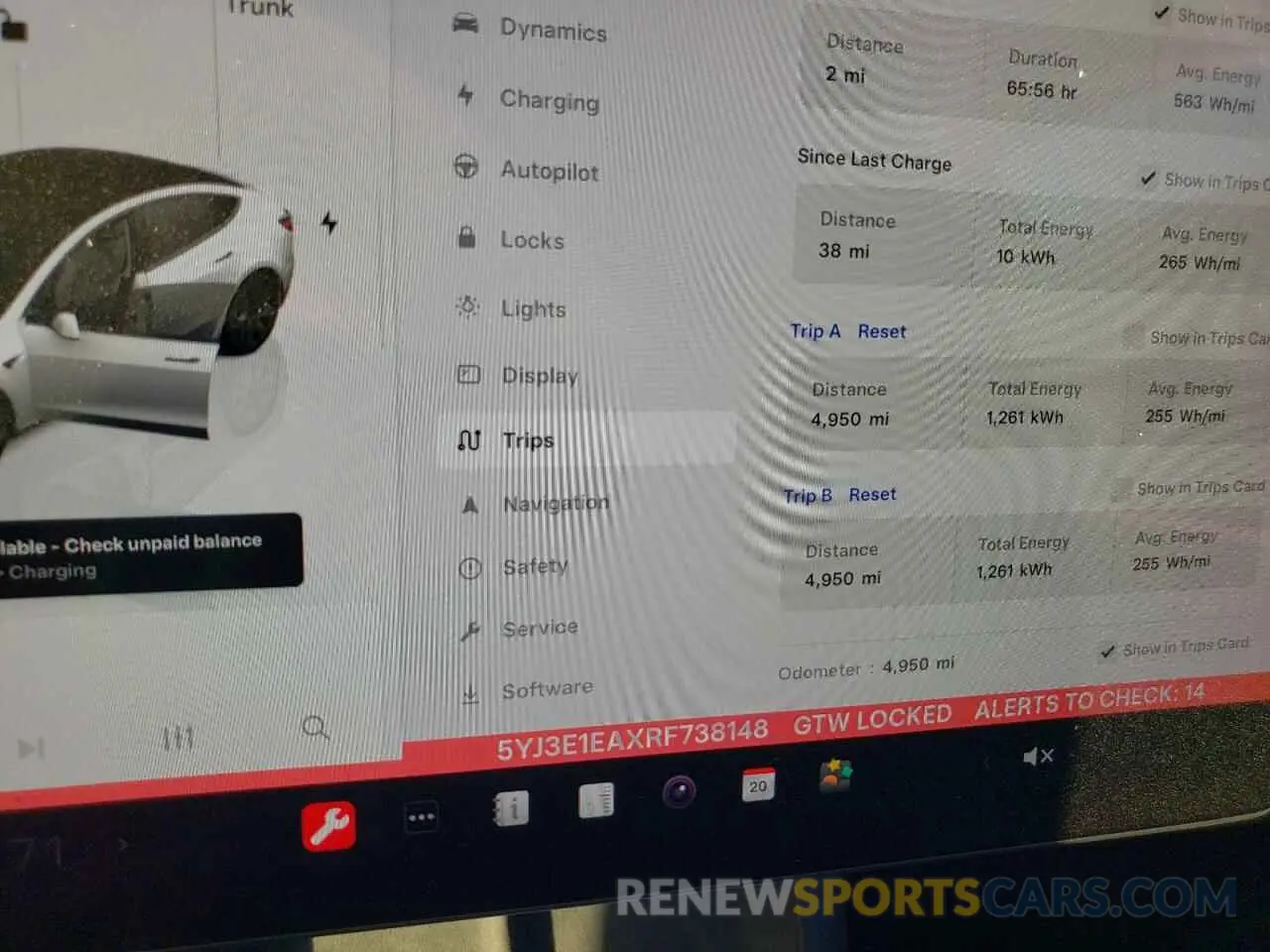 9 fotografías del automóvil dañado 5YJ3E1EAXRF738148 TESLA MODEL 3 2024