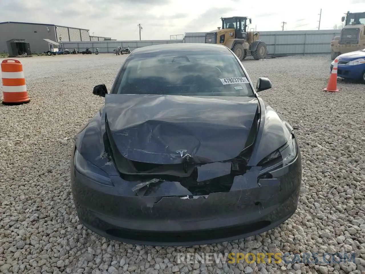 5 fotografías del automóvil dañado 5YJ3E1EAXRF741132 TESLA MODEL 3 2024
