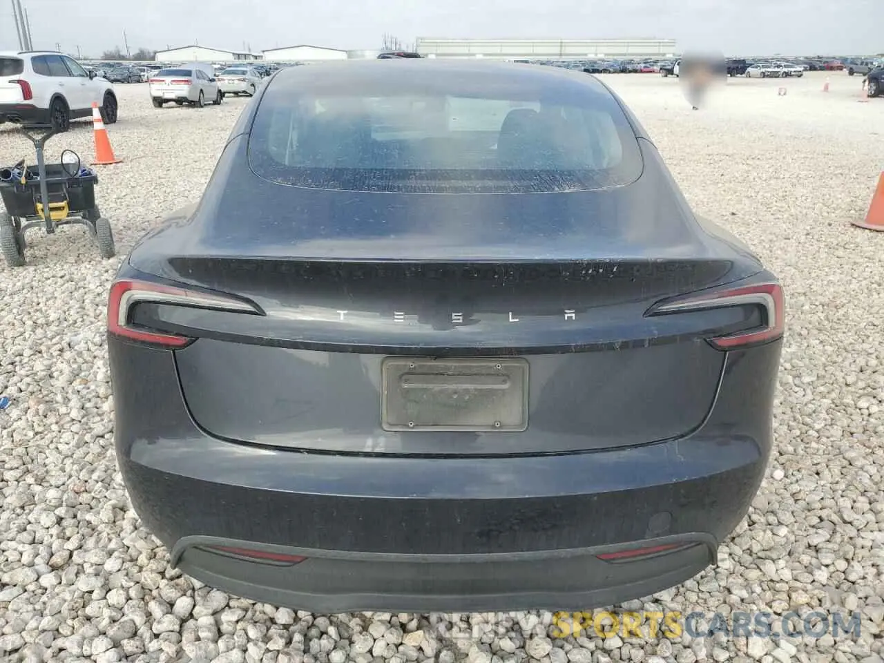 6 fotografías del automóvil dañado 5YJ3E1EAXRF741132 TESLA MODEL 3 2024