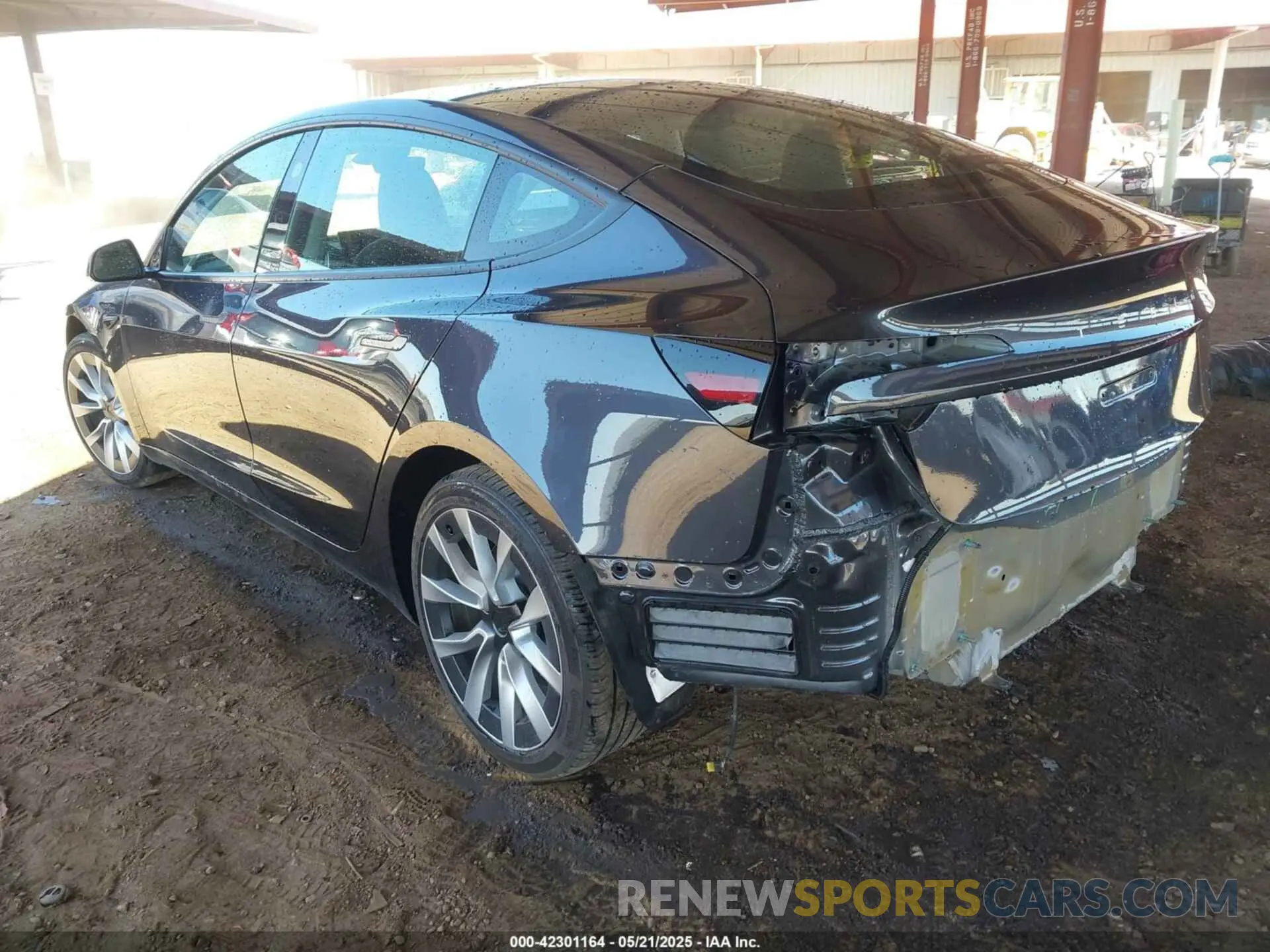 3 fotografías del automóvil dañado 5YJ3E1EAXRF750297 TESLA MODEL 3 2024