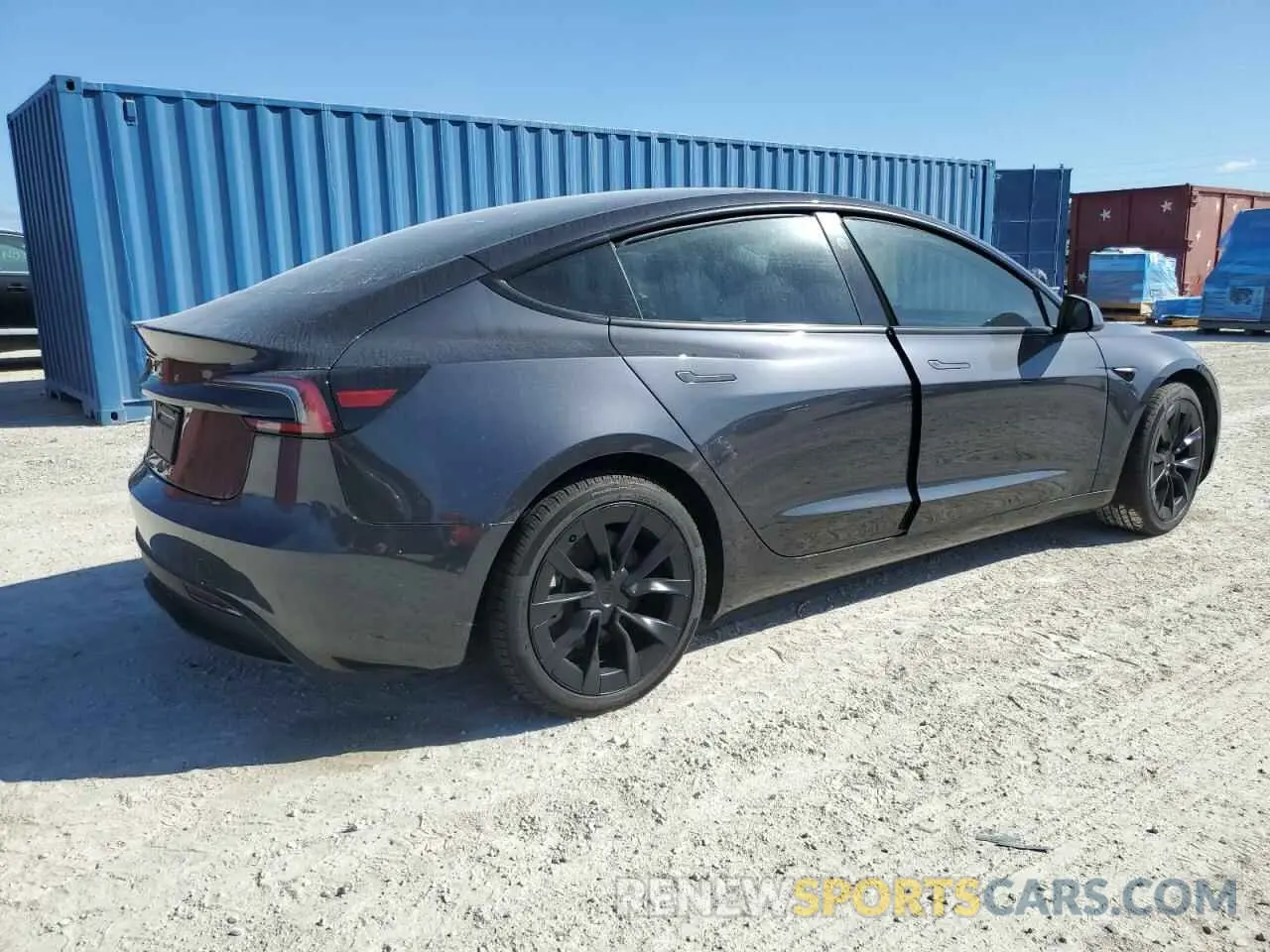 3 fotografías del automóvil dañado 5YJ3E1EAXRF766077 TESLA MODEL 3 2024