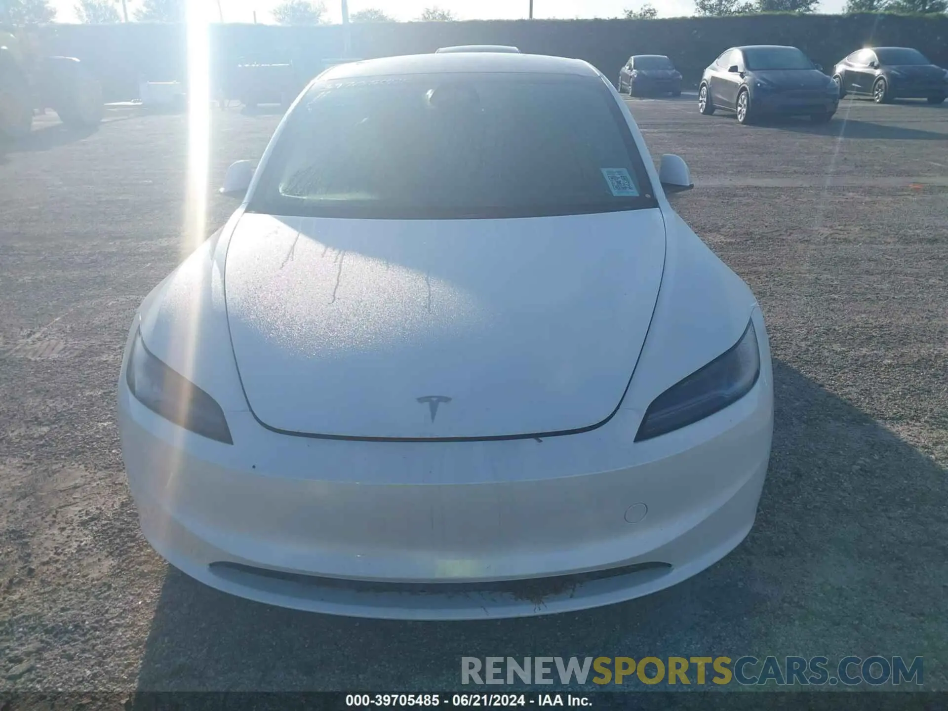 6 fotografías del automóvil dañado 5YJ3E1EAXRF769576 TESLA MODEL 3 2024