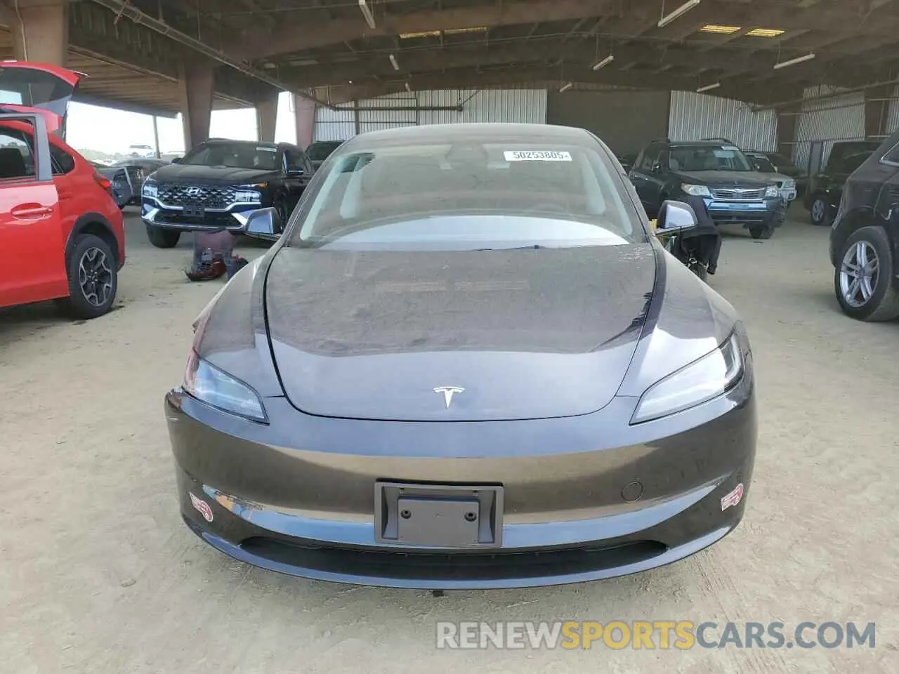 5 fotografías del automóvil dañado 5YJ3E1EAXRF782571 TESLA MODEL 3 2024