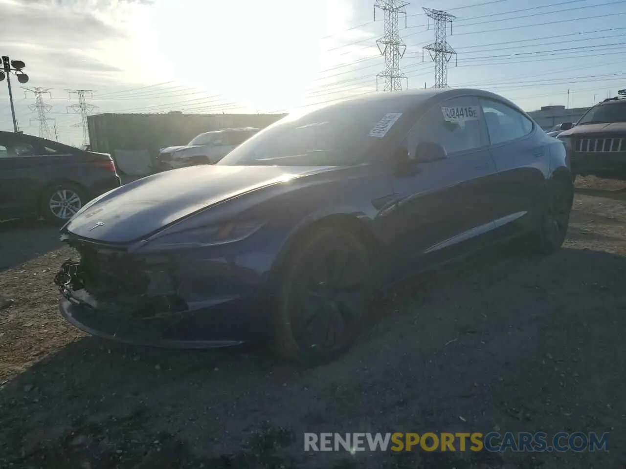 1 fotografías del automóvil dañado 5YJ3E1EAXRF784630 TESLA MODEL 3 2024