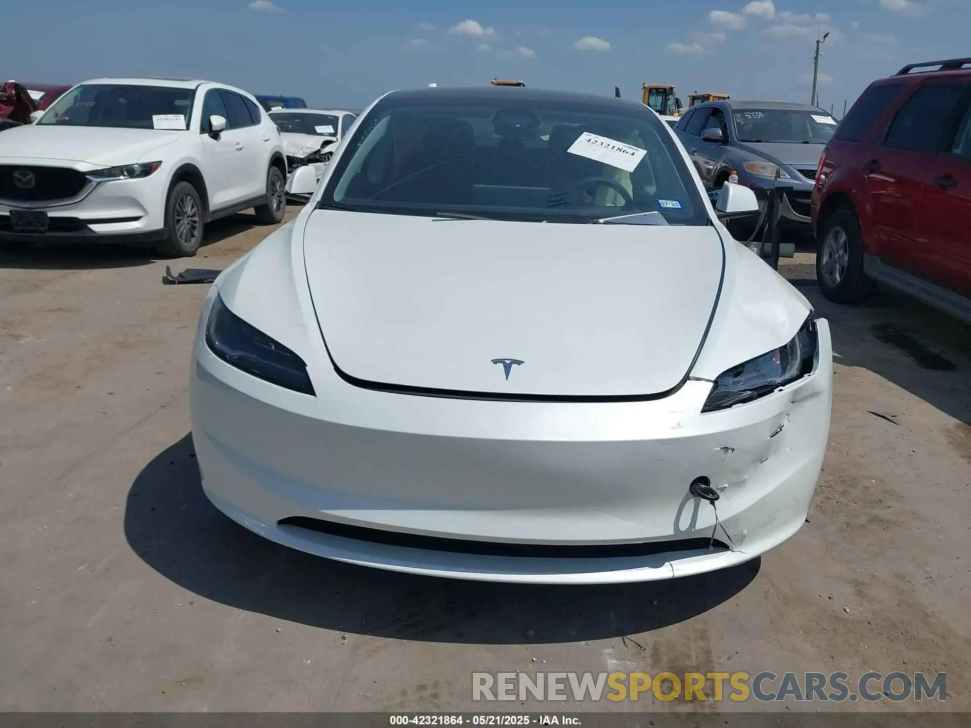 13 fotografías del automóvil dañado 5YJ3E1EAXRF785907 TESLA MODEL 3 2024