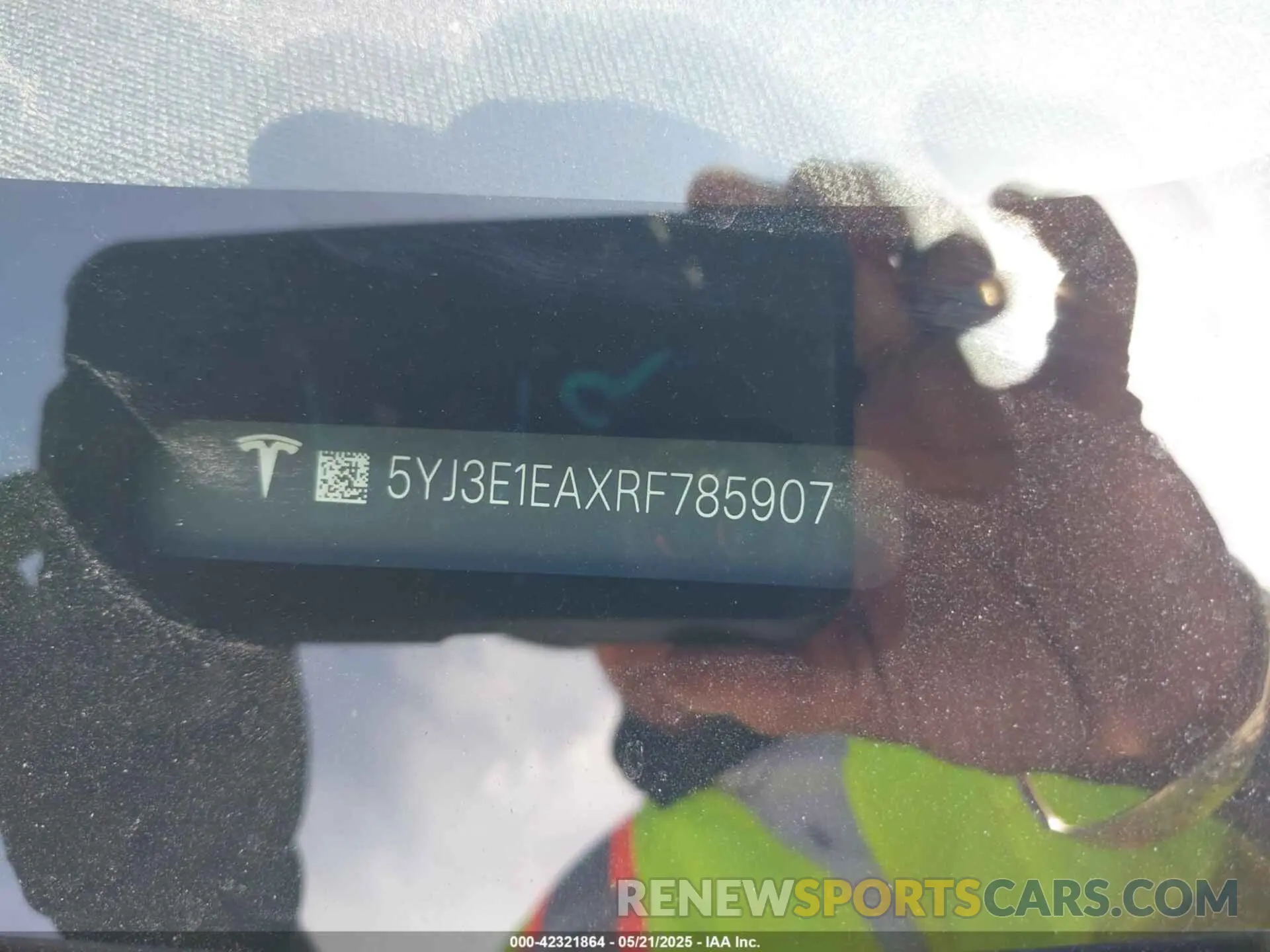 9 fotografías del automóvil dañado 5YJ3E1EAXRF785907 TESLA MODEL 3 2024