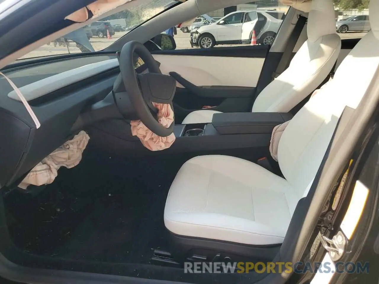 7 fotografías del automóvil dañado 5YJ3E1EAXRF800969 TESLA MODEL 3 2024