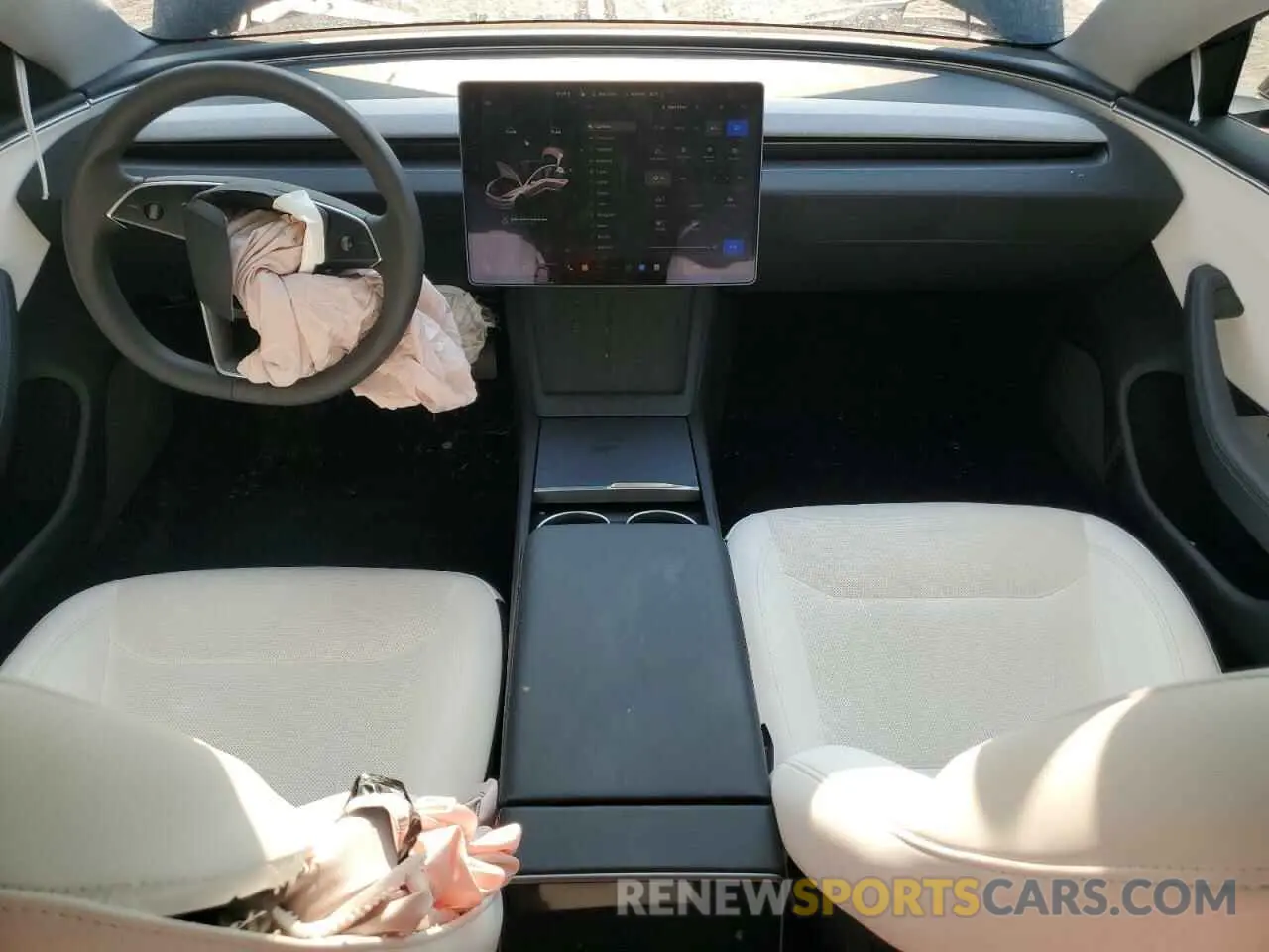 8 fotografías del automóvil dañado 5YJ3E1EAXRF800969 TESLA MODEL 3 2024