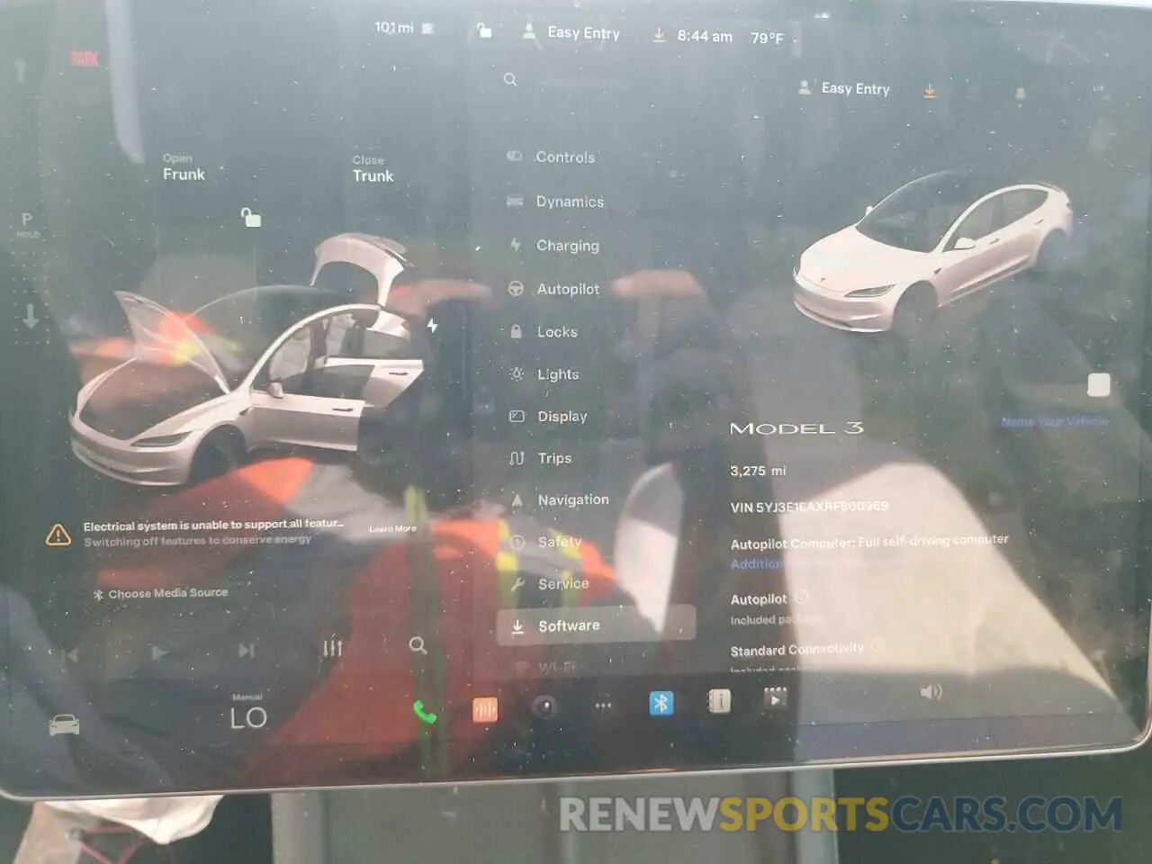 9 fotografías del automóvil dañado 5YJ3E1EAXRF800969 TESLA MODEL 3 2024