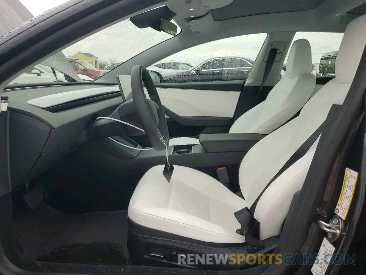 7 fotografías del automóvil dañado 5YJ3E1EAXRF830179 TESLA MODEL 3 2024