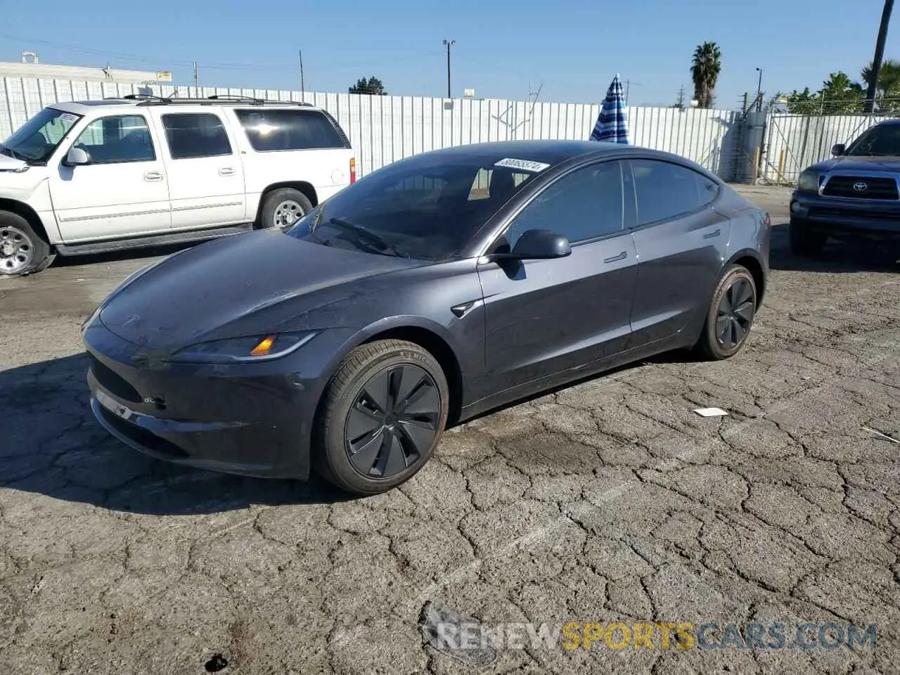 1 fotografías del automóvil dañado 5YJ3E1EAXRF834779 TESLA MODEL 3 2024