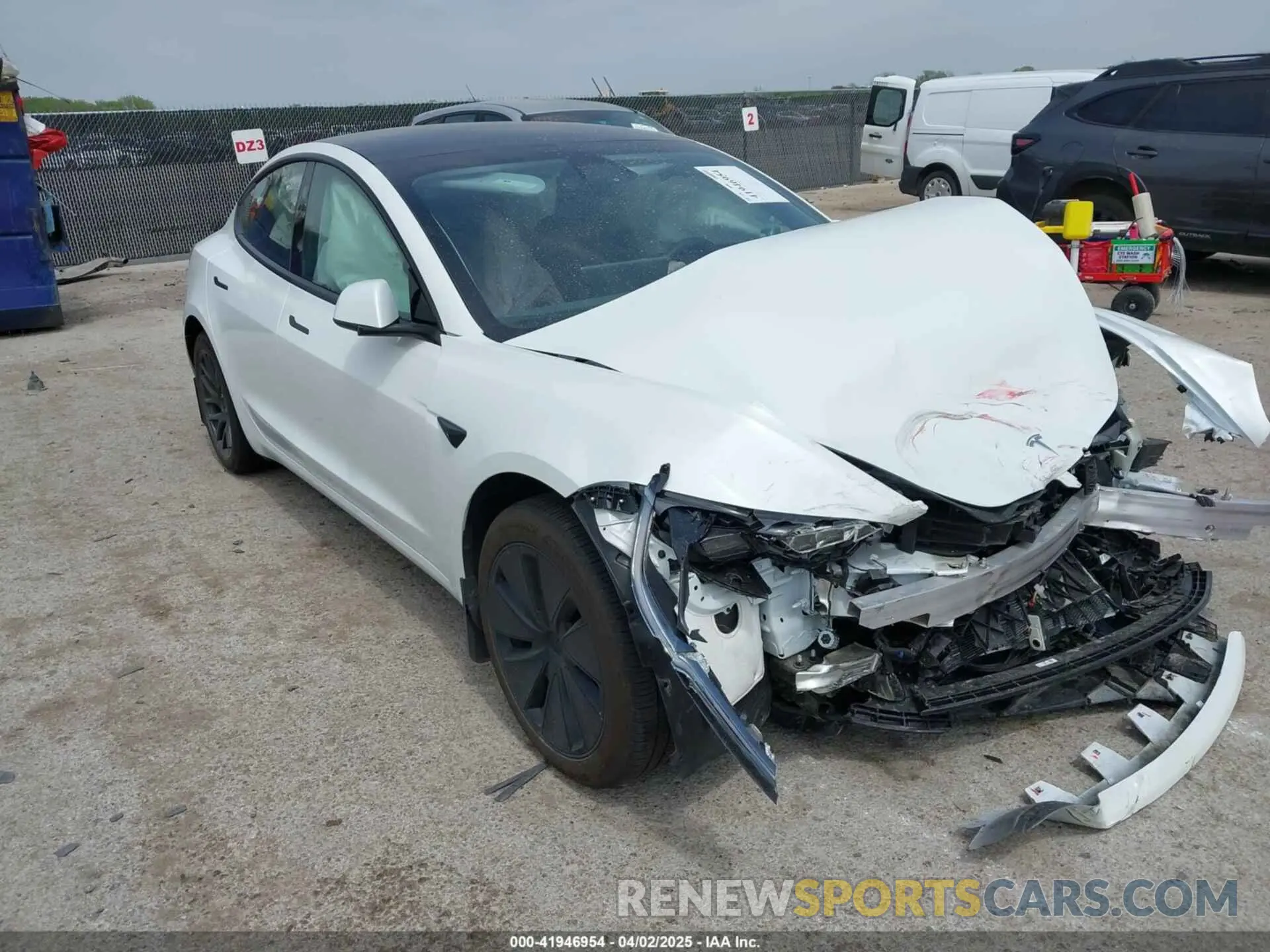 1 fotografías del automóvil dañado 5YJ3E1EAXRF853350 TESLA MODEL 3 2024
