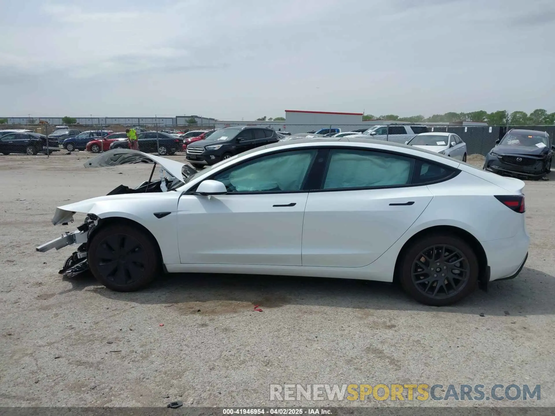 14 fotografías del automóvil dañado 5YJ3E1EAXRF853350 TESLA MODEL 3 2024