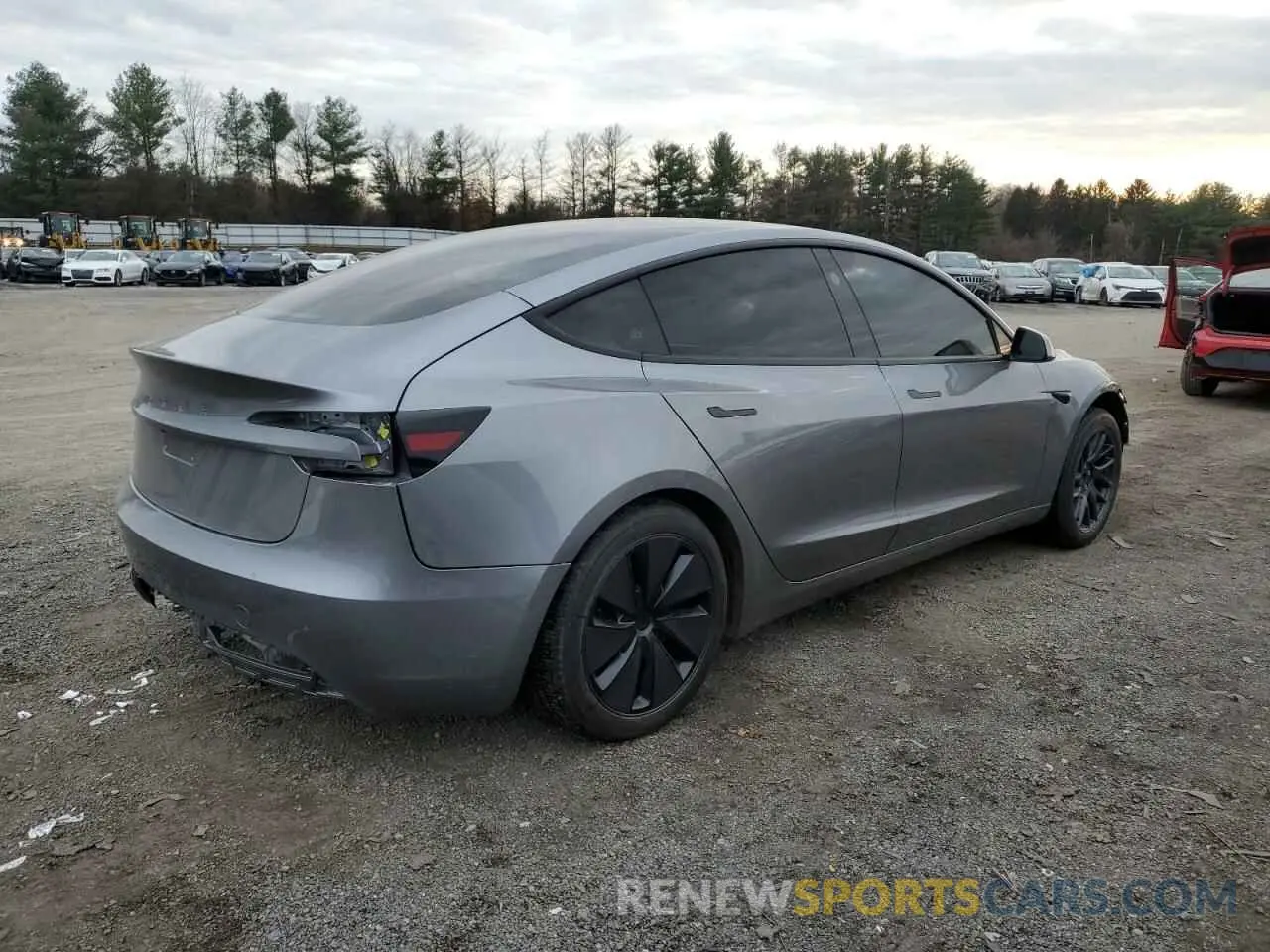 3 fotografías del automóvil dañado 5YJ3E1EAXRF857690 TESLA MODEL 3 2024