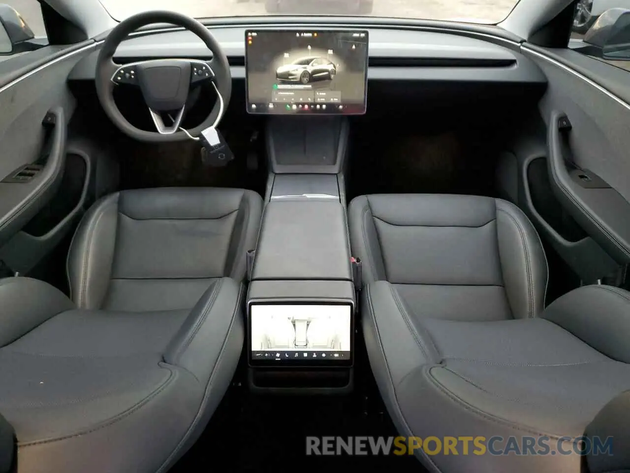 8 fotografías del automóvil dañado 5YJ3E1EAXRF857690 TESLA MODEL 3 2024