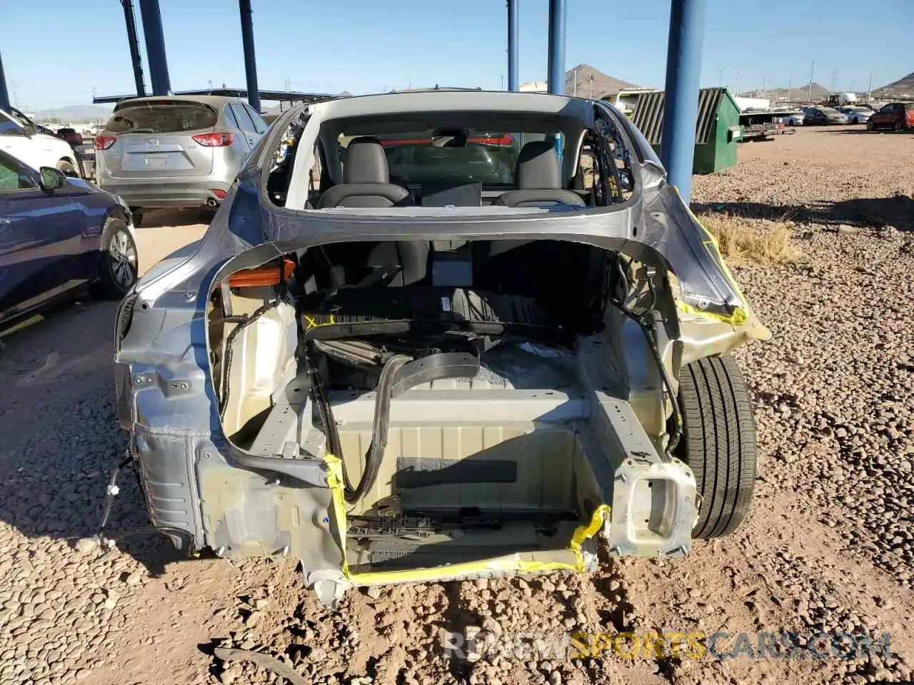 6 fotografías del automóvil dañado 5YJ3E1EAXRF857849 TESLA MODEL 3 2024