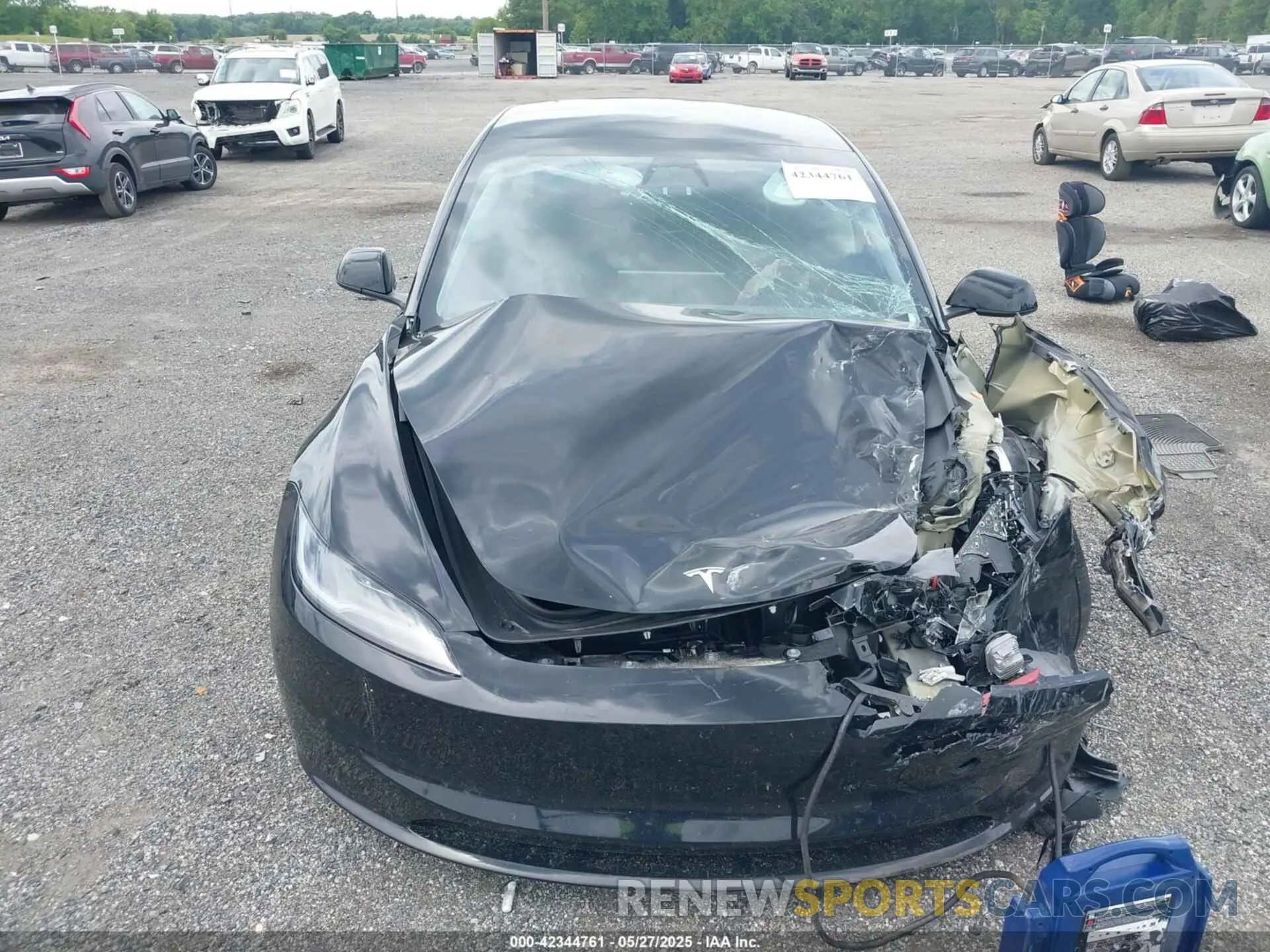 11 fotografías del automóvil dañado 5YJ3E1EAXRF859469 TESLA MODEL 3 2024