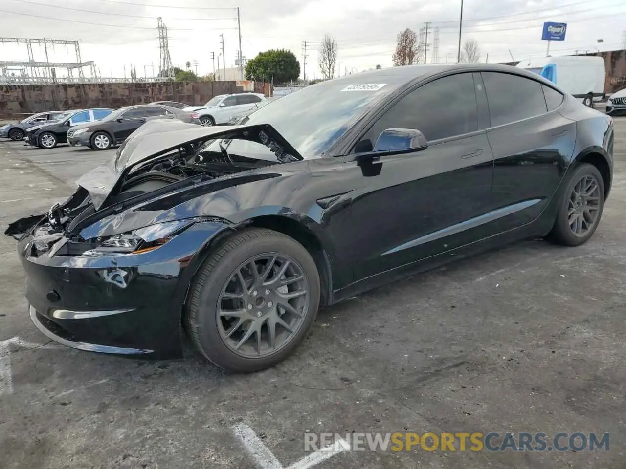 1 fotografías del automóvil dañado 5YJ3E1EAXRF867023 TESLA MODEL 3 2024