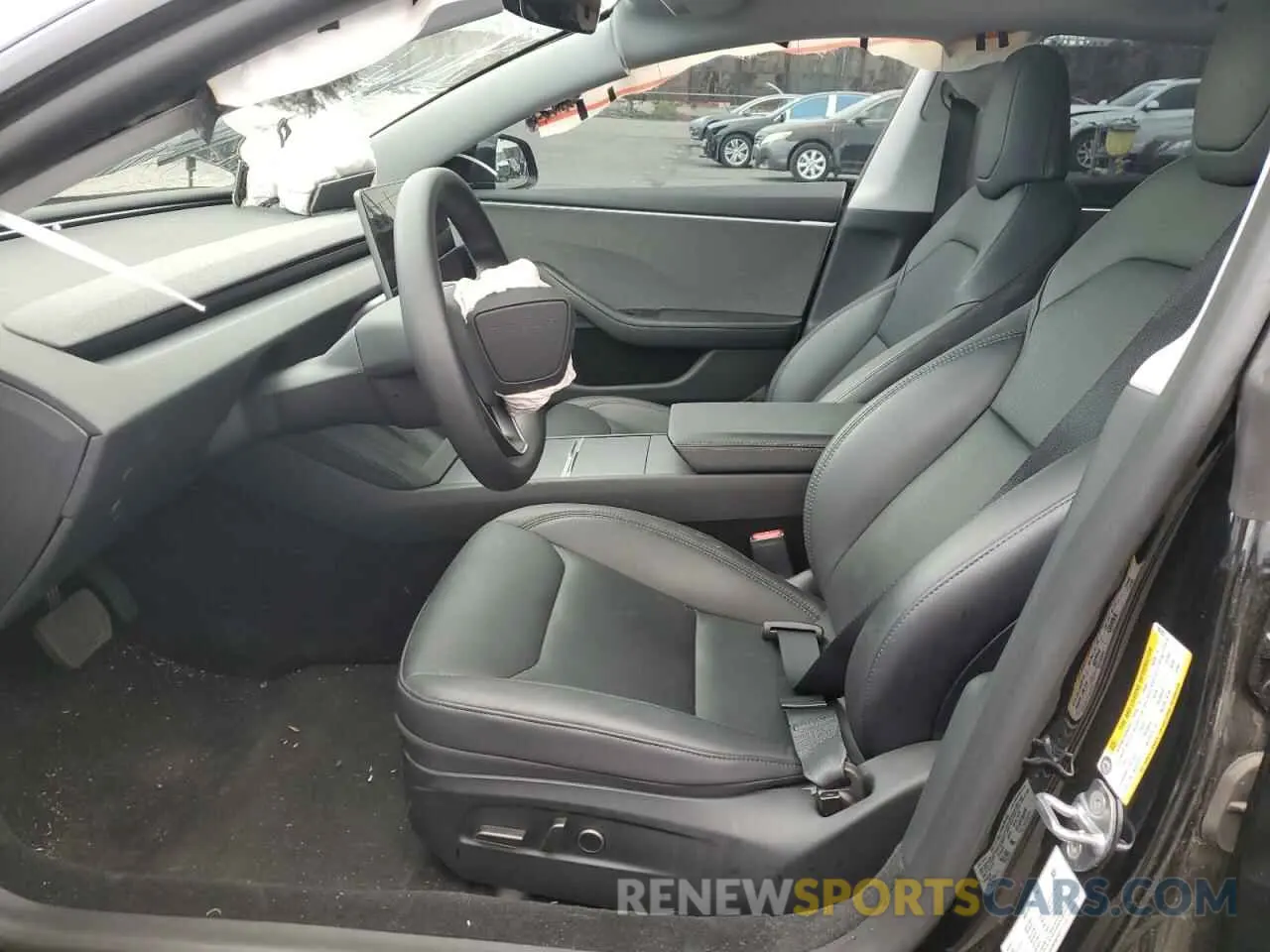 7 fotografías del automóvil dañado 5YJ3E1EAXRF867023 TESLA MODEL 3 2024
