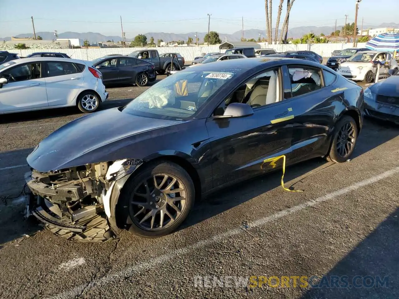 1 fotografías del automóvil dañado 5YJ3E1EB0RF734523 TESLA MODEL 3 2024